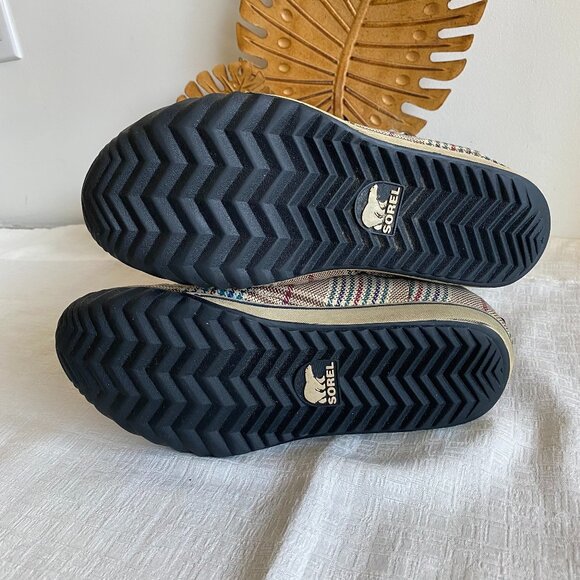 Sorelia Earhart 2011-12 Plaid Mid-Calf Boots Sz 8.5 - Picture 7 of 14